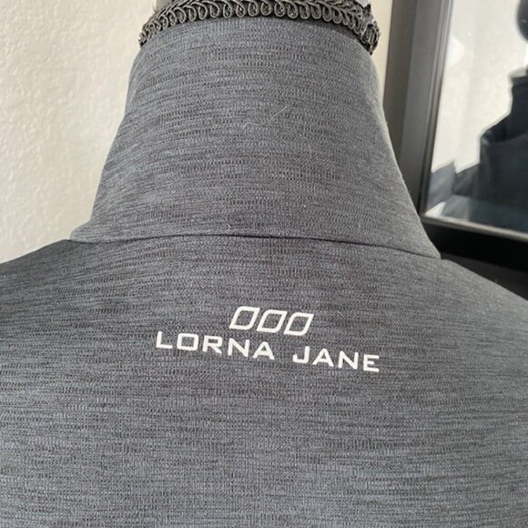 LORNA JANE Active Side Neck Half Zip Pullover Charcoal Medium - Picture 8 of 12